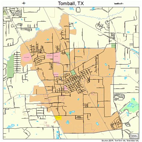 tomball texas city limits map.